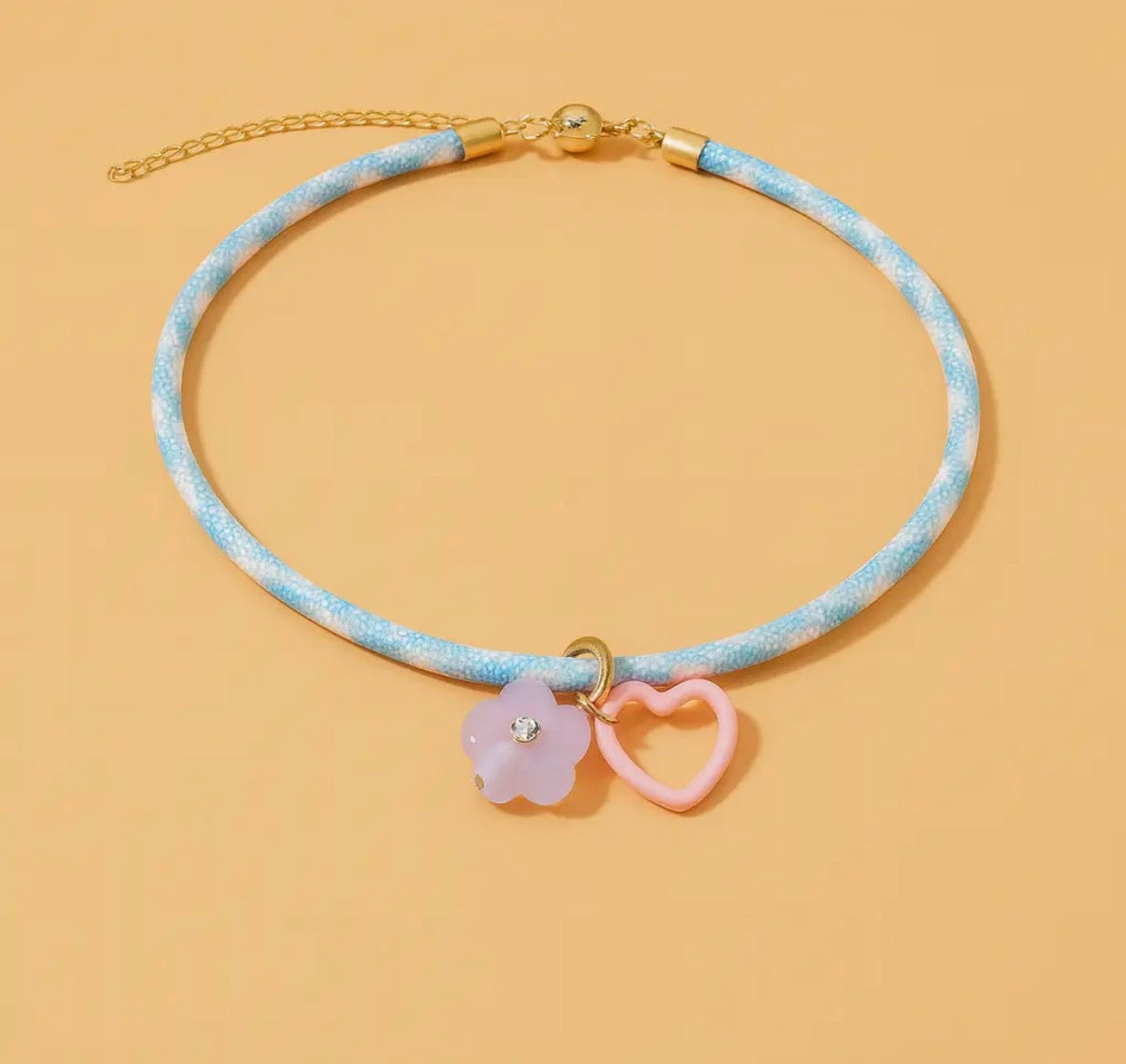 Blakely Blue Cord Necklace