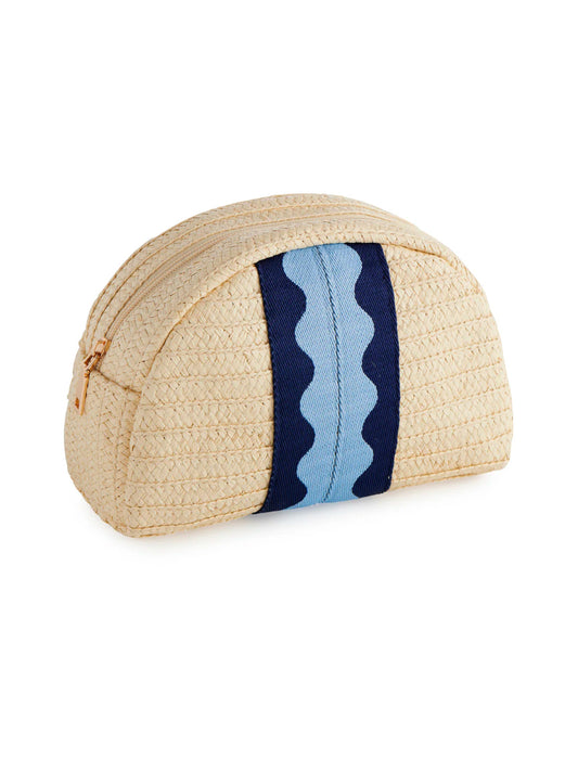 Marbella Zip Pouch Blue