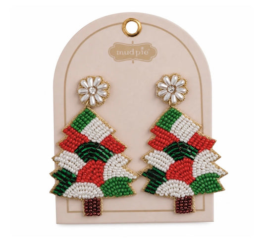 Holiday Beaded Earrings