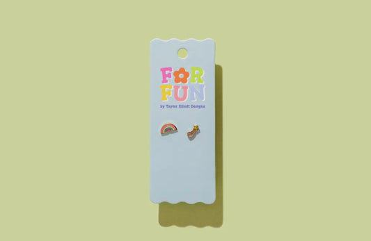 Sarah Star + Rainbow Studs