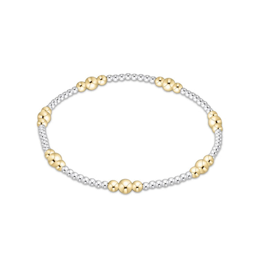 Purpose Gold 4mm Bead Bracelet- Mixed Metal