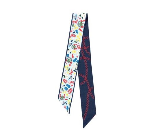 Ole Miss Skinny Scarf
