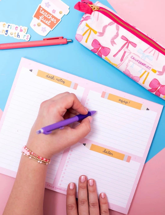 Teacher To Do Notepad