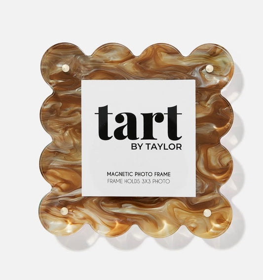 Brown Marbled Mini Acrylic Picture Frame