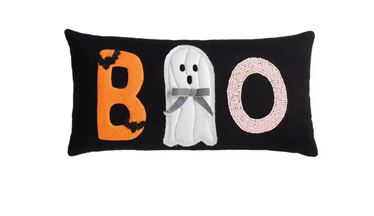 Halloween Boo Pillow