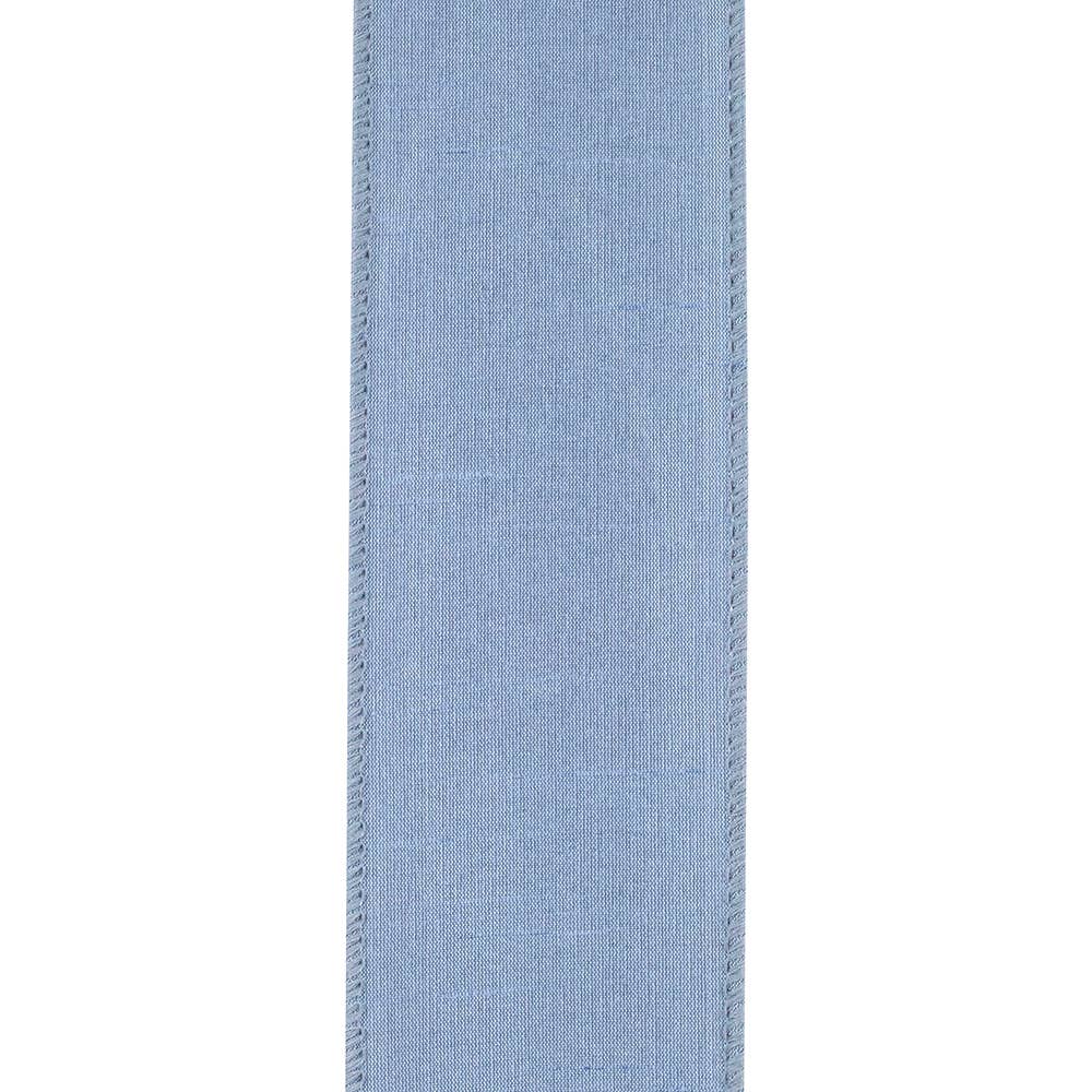 Dupioni Supreme Wired, French Blue, 2-1/2 In, 10 Yards
