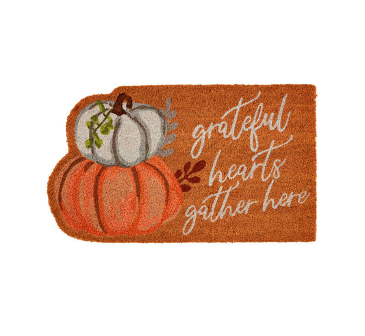 Grateful Hearts Gather Mat