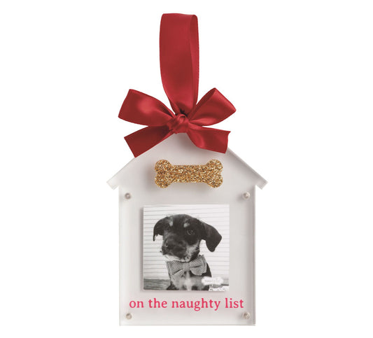 Naughty List Frame Ornament