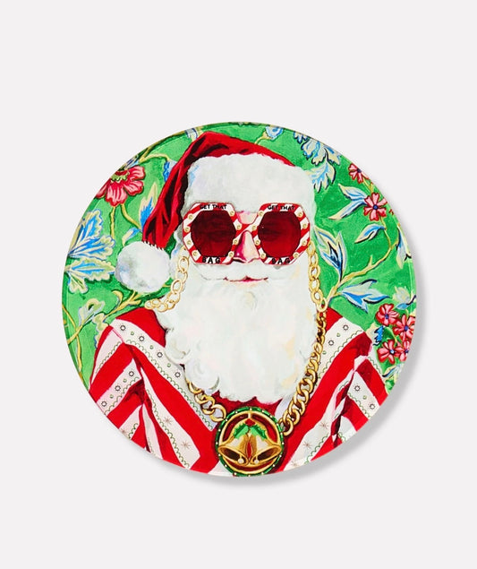 Swanky Santa Coaster