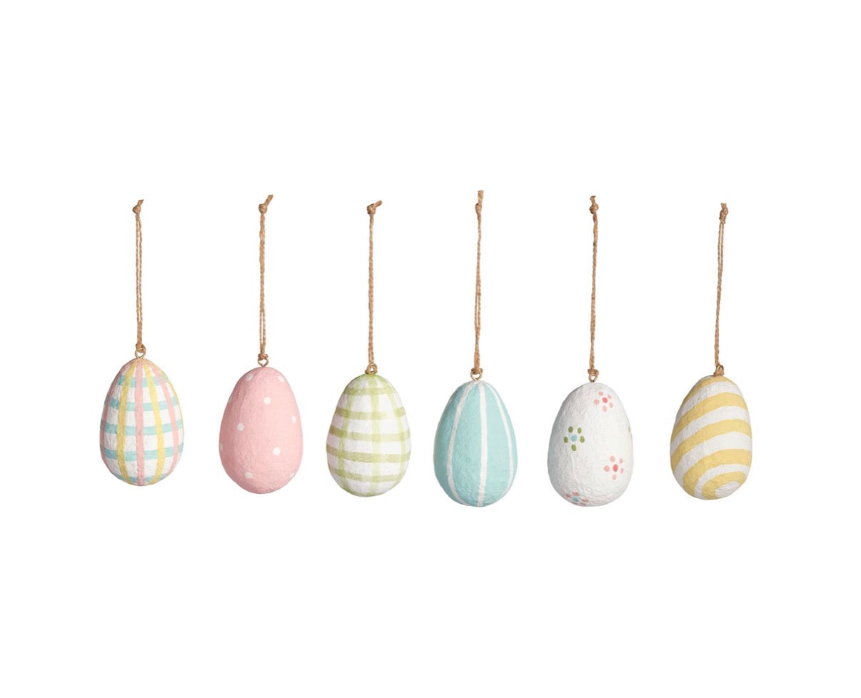 Paper Mache Easter Eggs