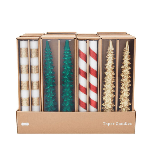 Christmas Taper Candles