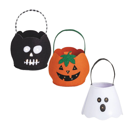 Light Up Projection Treat Bucket