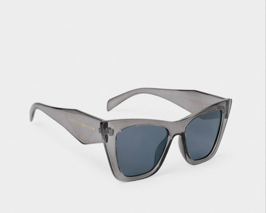 Porto Sunglasses- Gray Transparent