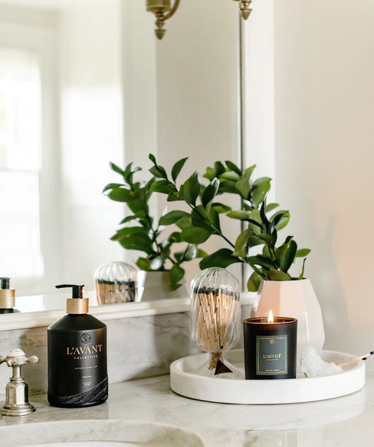 Fresh Linen Candle- Black