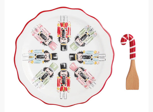 Nutcracker Cookie Plate Set