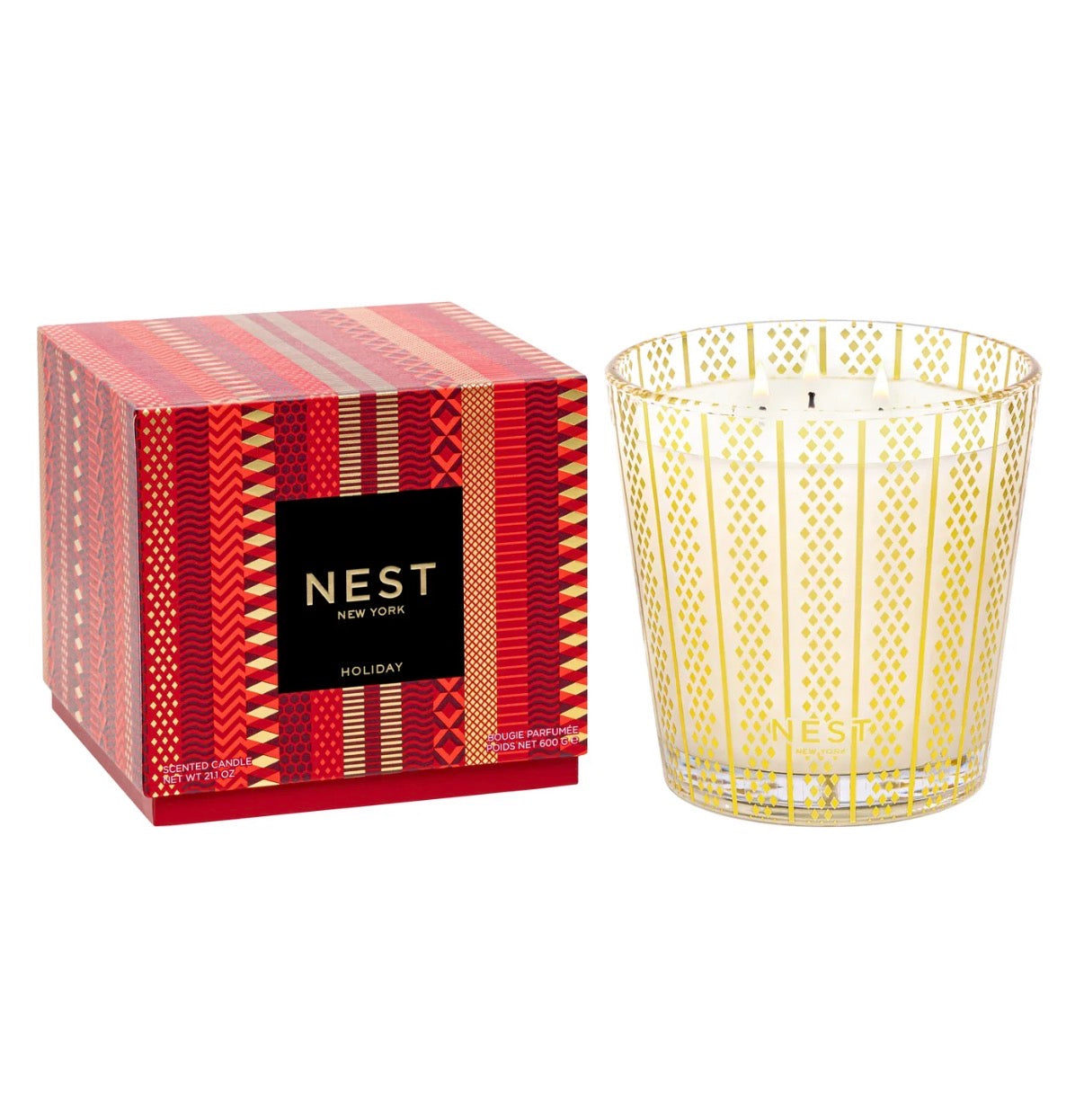 Holiday 3 Wick Candle