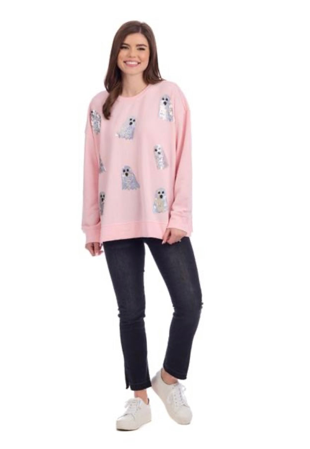 Ghost Sparkle Sweatshirt - Women's
