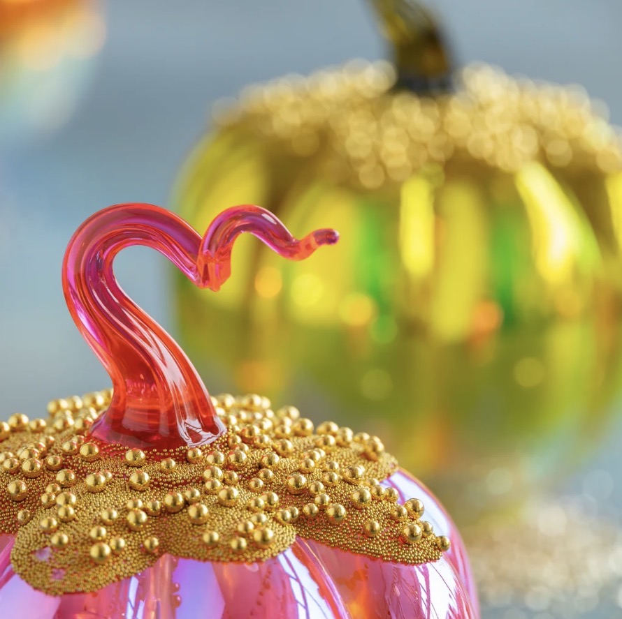 LIGHTED PAVÉ PUMPKIN