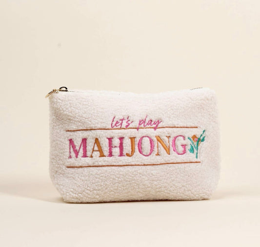 Let’s Play Mahjong Teddy Pouch