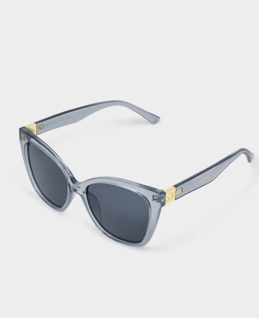 Mykonos Sunglasses- Blue Transparent