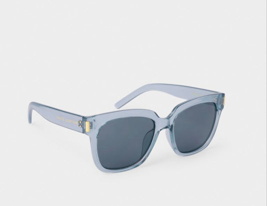 Roma Sunglasses- Blue Transparent