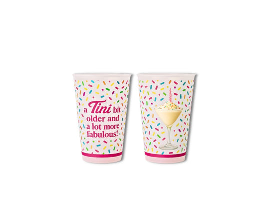 "Tini Bit Older" Birthday Cups