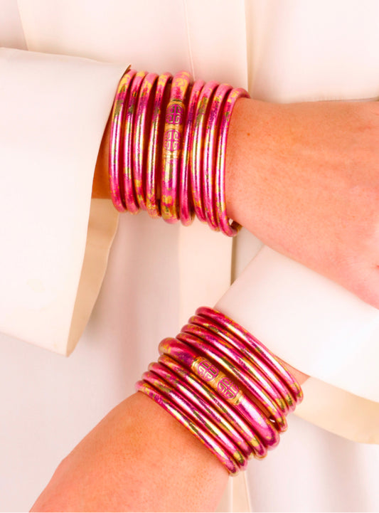 KOI Rose All Weather BanglesĀ® (AWBĀ®) - Set of 4