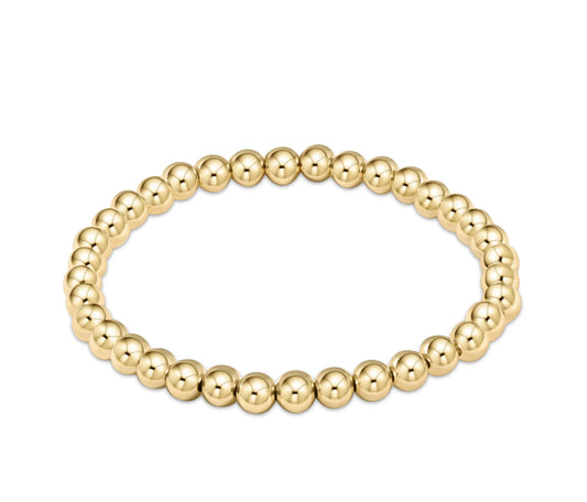 Classic Gold 5mm Bead Bracelet