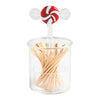 Christmas Glass Toothpick Holder