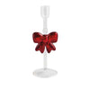 Christmas Glass Taper Holder