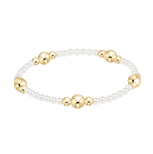 Purpose Gold 6mm Pearl Bracelet