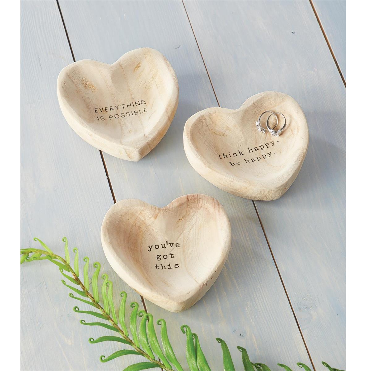 This Wood Heart Trinket Tray