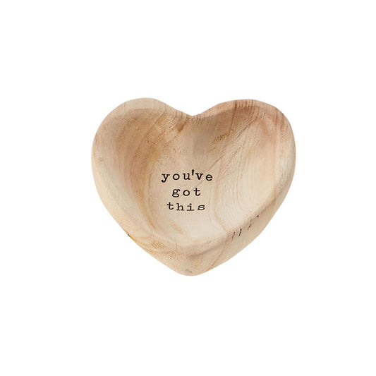 This Wood Heart Trinket Tray