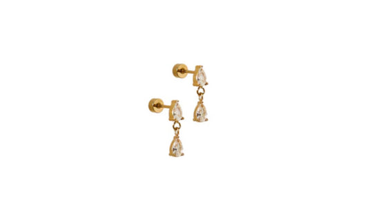 Screwback Stud Earrings - Vivian