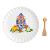Topiary Pumpkin Cookie Plate Set