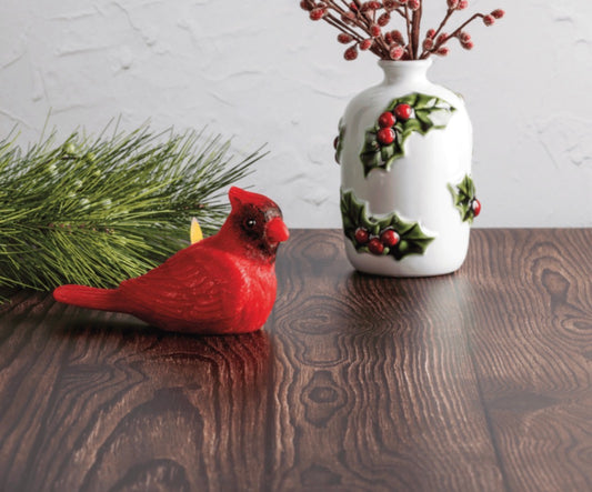 Cardinal Flameless Candle