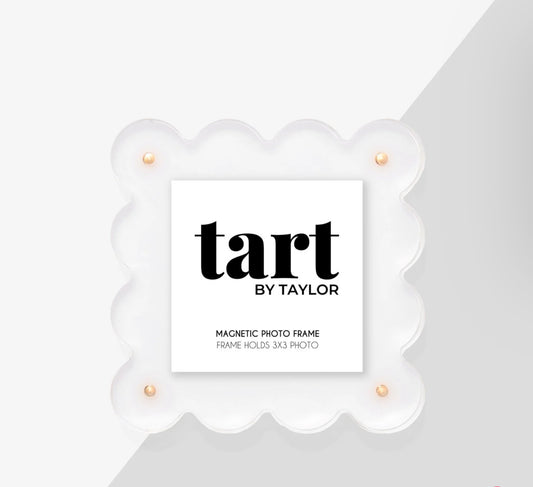 Mini White Acrylic Picture Frame