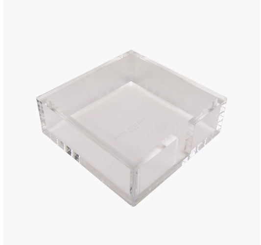 Acrylic Cocktail Napkin Tray- Clear