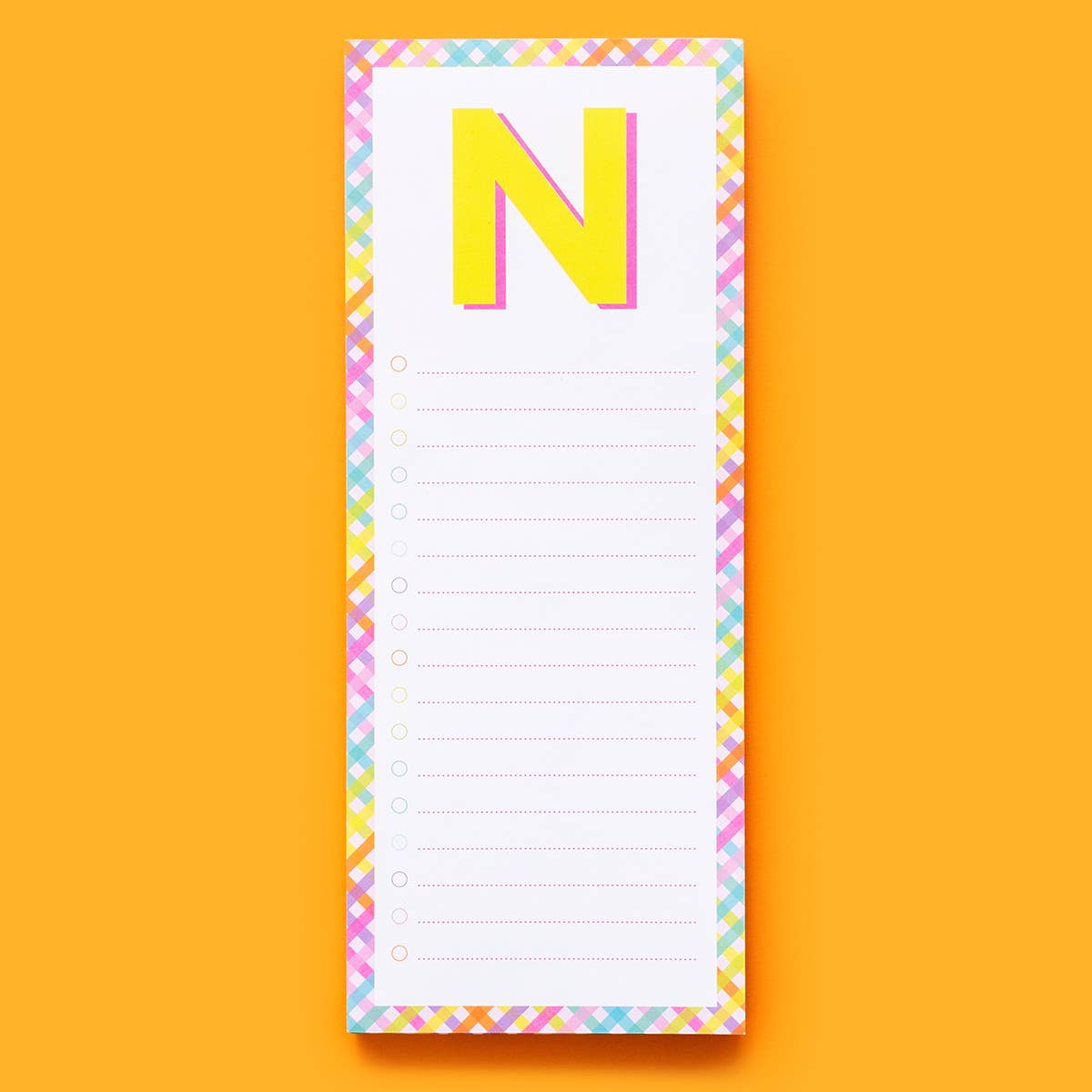 Letter List Pads A-Z: P