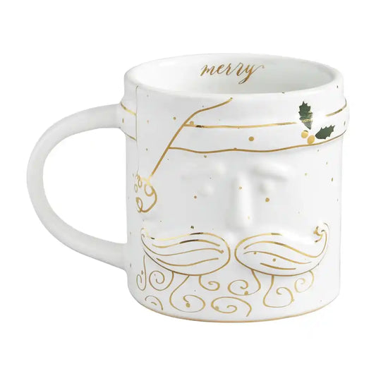 Gold Santa Mug