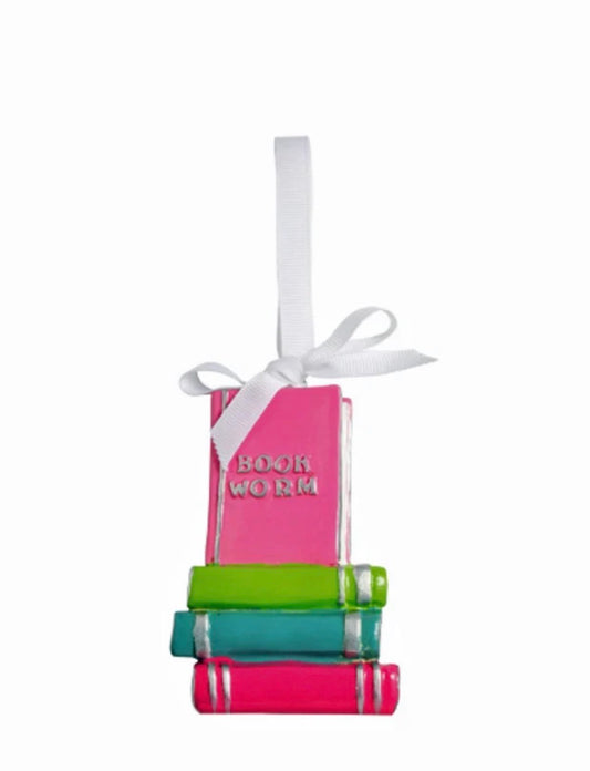 Book Worm Hobby Ornament
