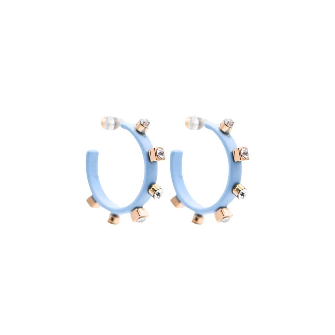 Smith & Co. Matte Metal Hoop - Blue