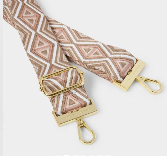 Canvas Strap- Blush Geometry