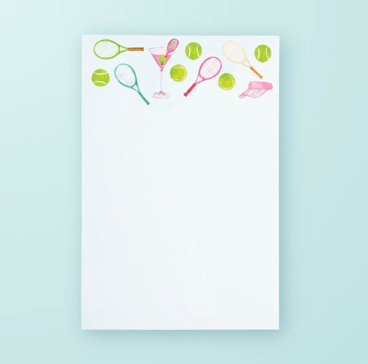 Tennis & Cocktails Notepad