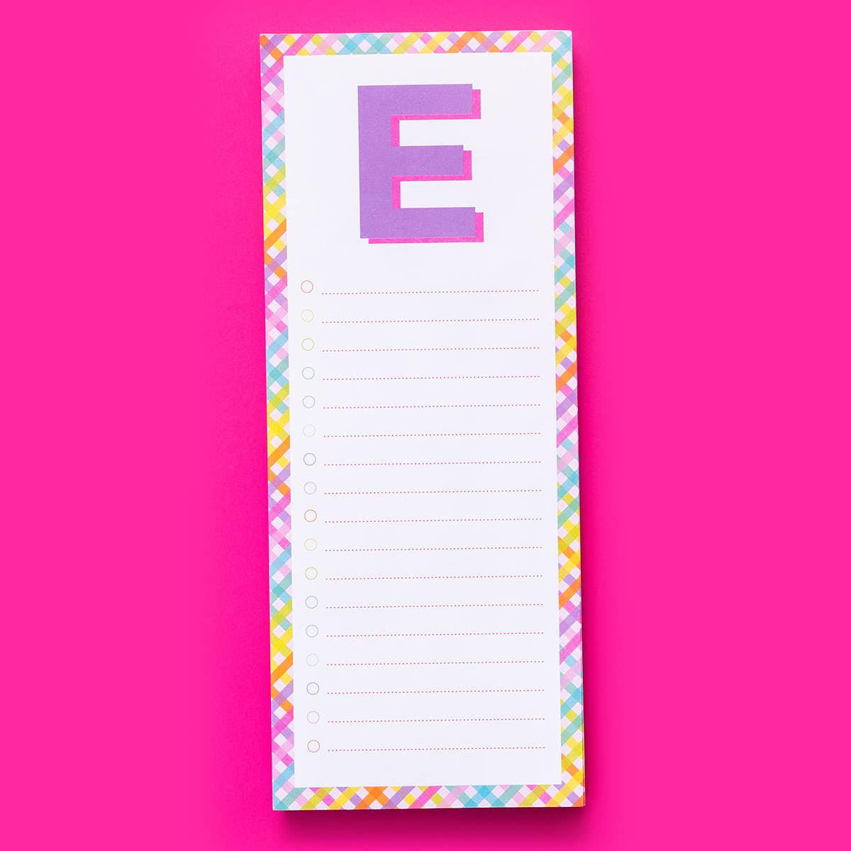 Letter List Pads A-Z: K