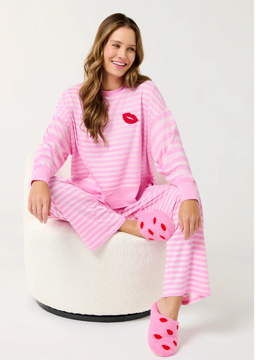 Stripe Ultra-Soft Jersey Knit PJ Set