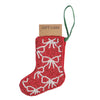 Christmas Beaded Stocking Ornament