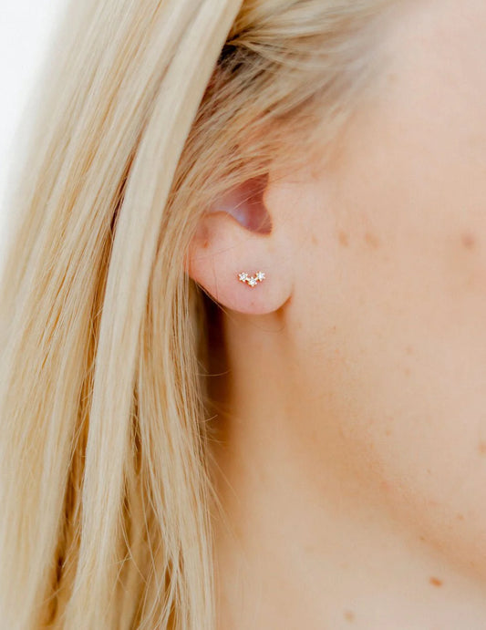 Screwback Stud Earrings - Sienna