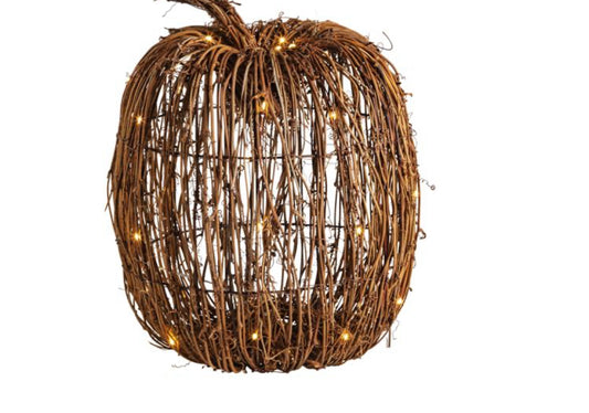 Woven Light-Up Pumpkins