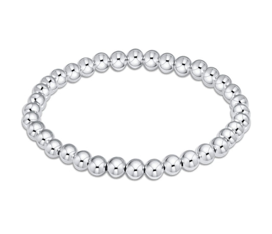 Extends Classic 5mm Bead Bracelet- Sterling